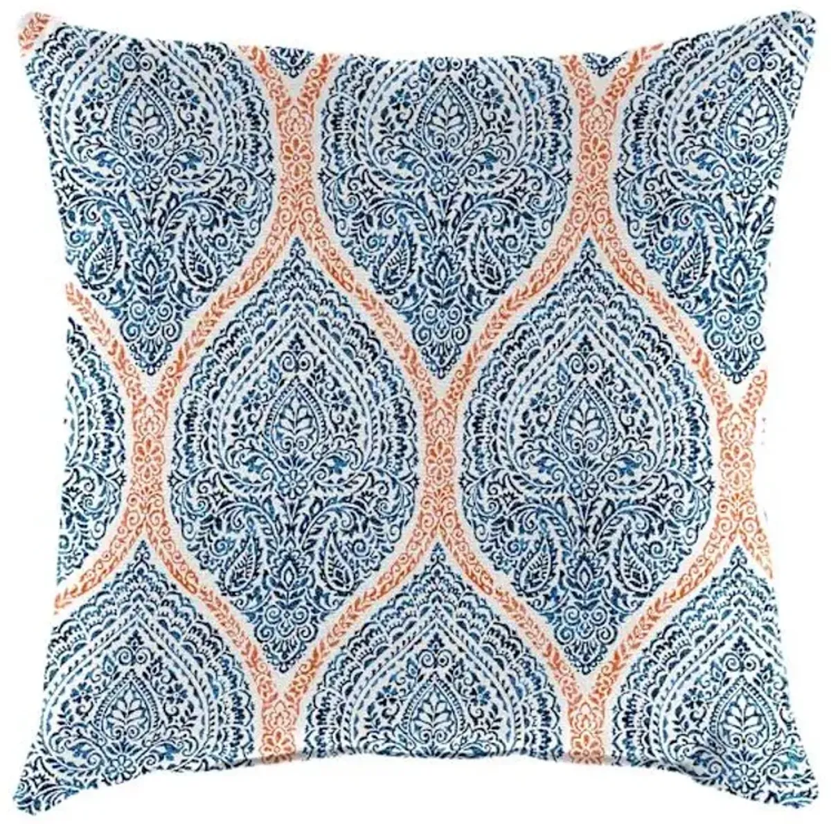 Andorra Tiger Lily Square Outdoor Throw Pillow, 16"