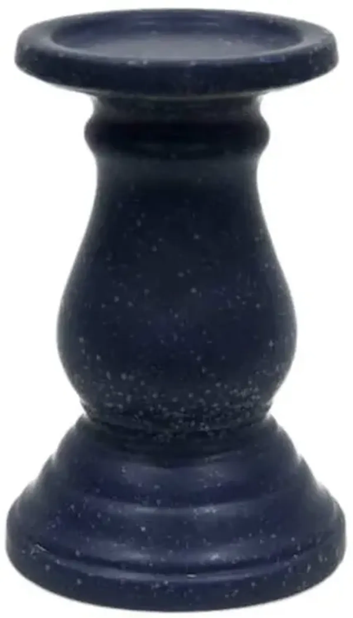 Tracey Boyd Navy Ceramic Pillar Holder, 8"