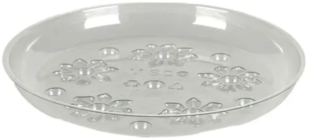 Clear Floor Guard Plant Outdoor Saucer, Extra Large