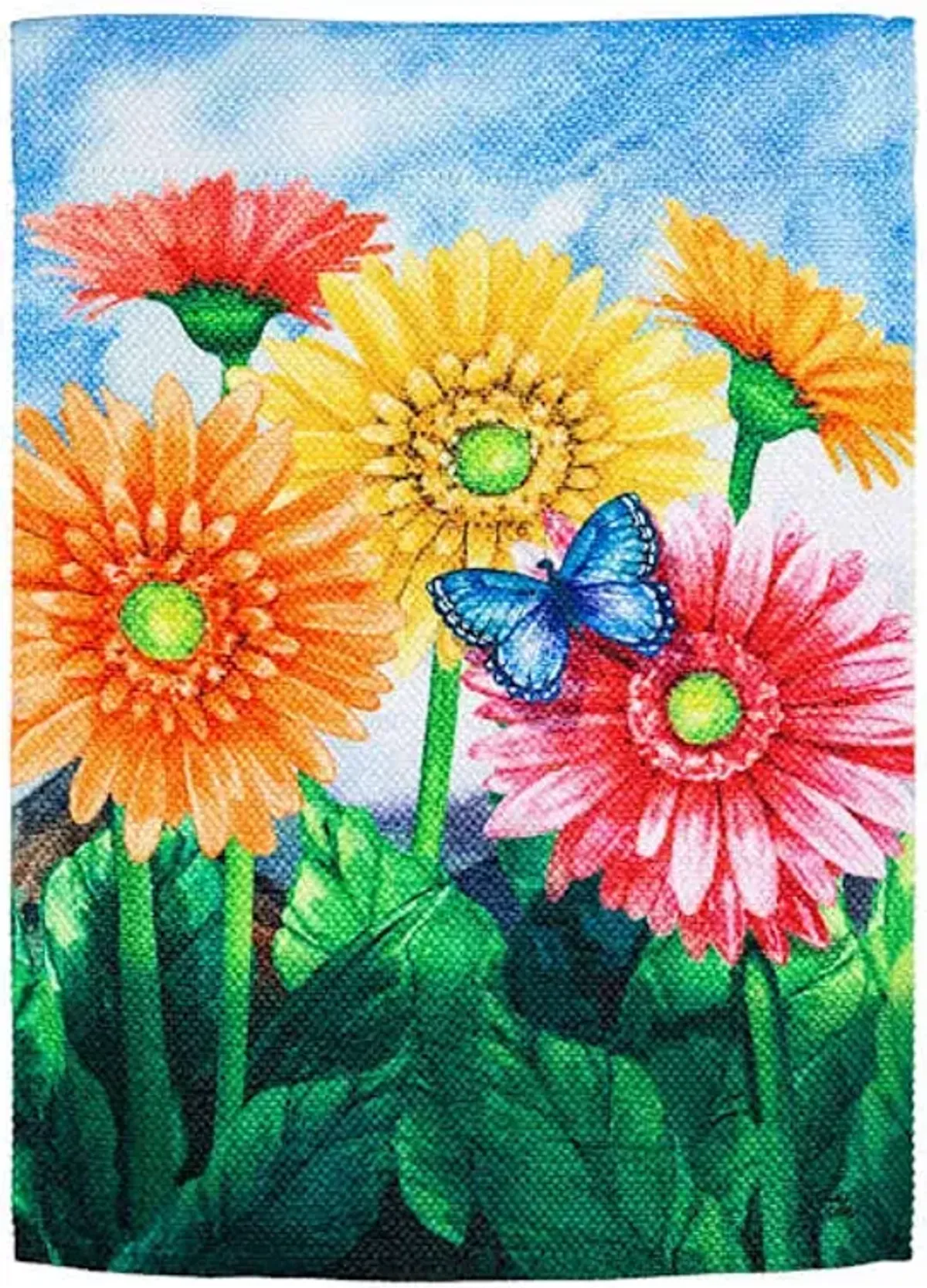 Gerbera Daisies Garden Flag, 18"