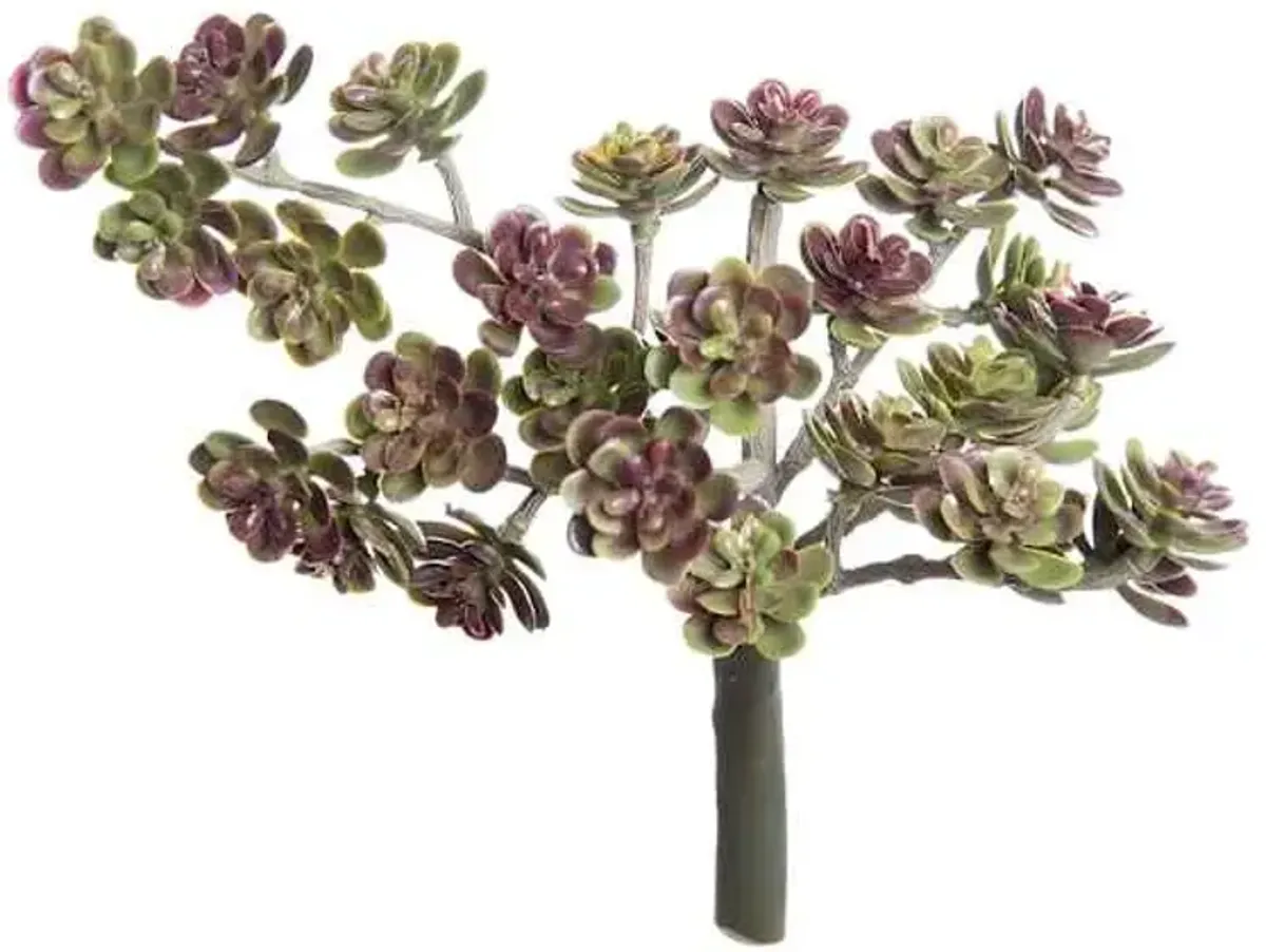 Mini Green & Purple Sedum Pick, 5.5"