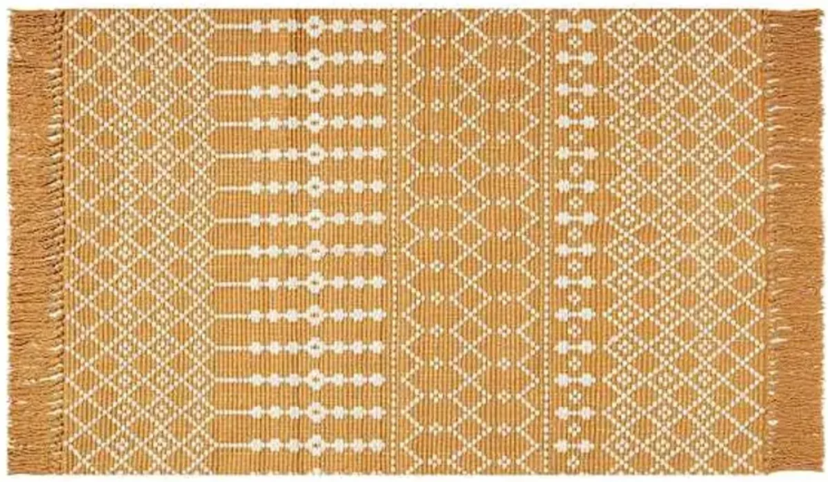 Freidman Gold Morocco Accent Rug, 27x45