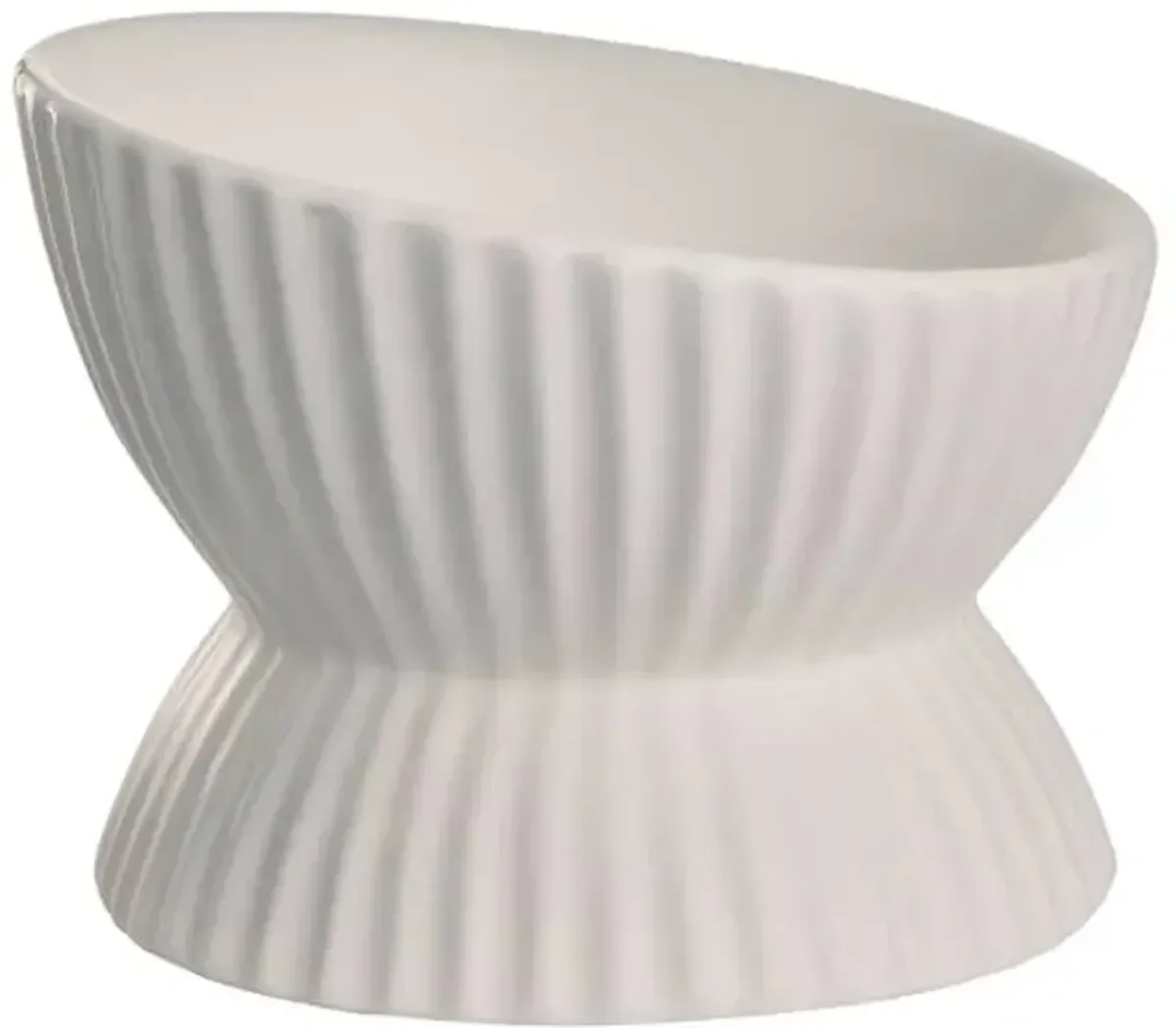 Tracey Boyd Beveled Ceramic Hourglass Bowl, 6x5