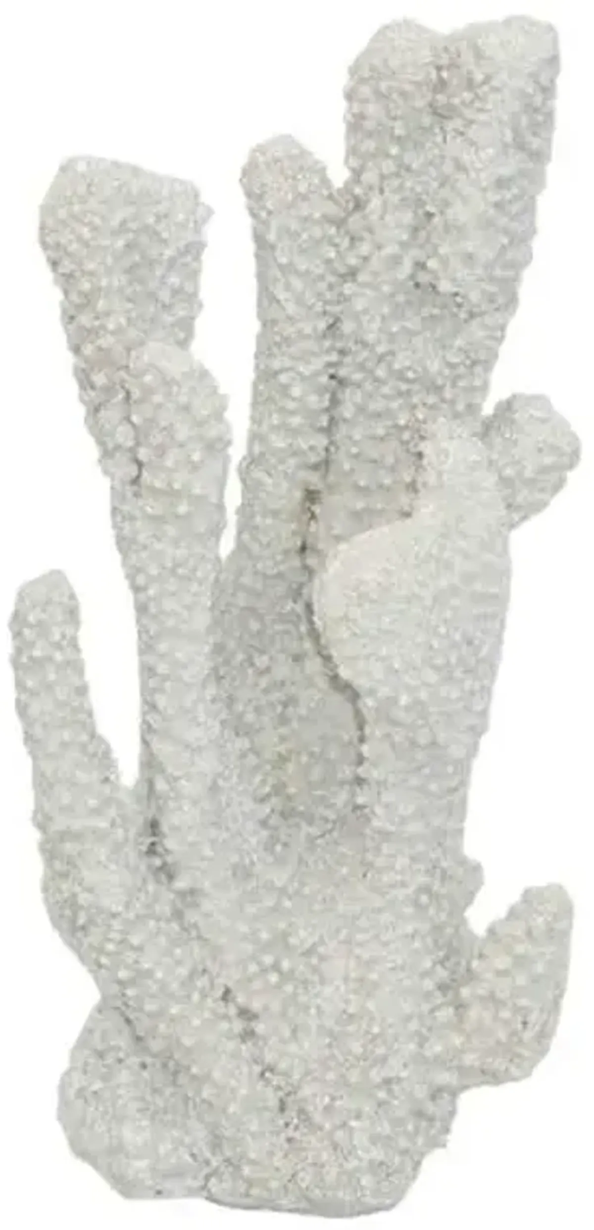 White Coral Figurine, 9"