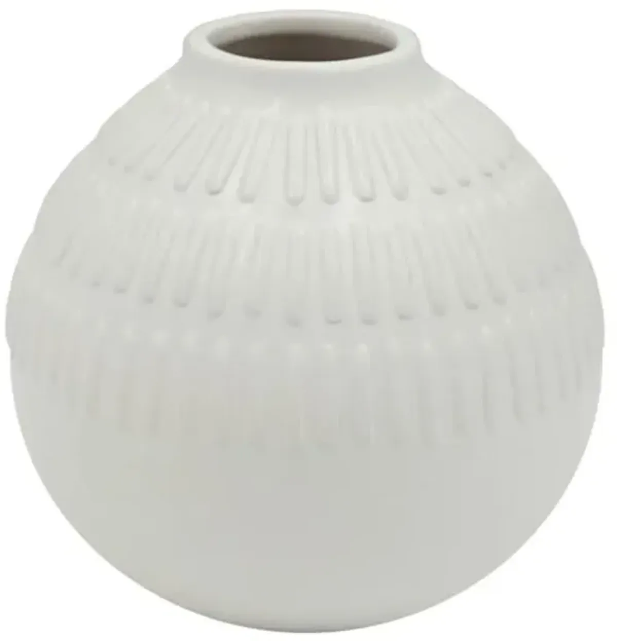 Tracey Boyd Ceramic Bevel Vase, 5"