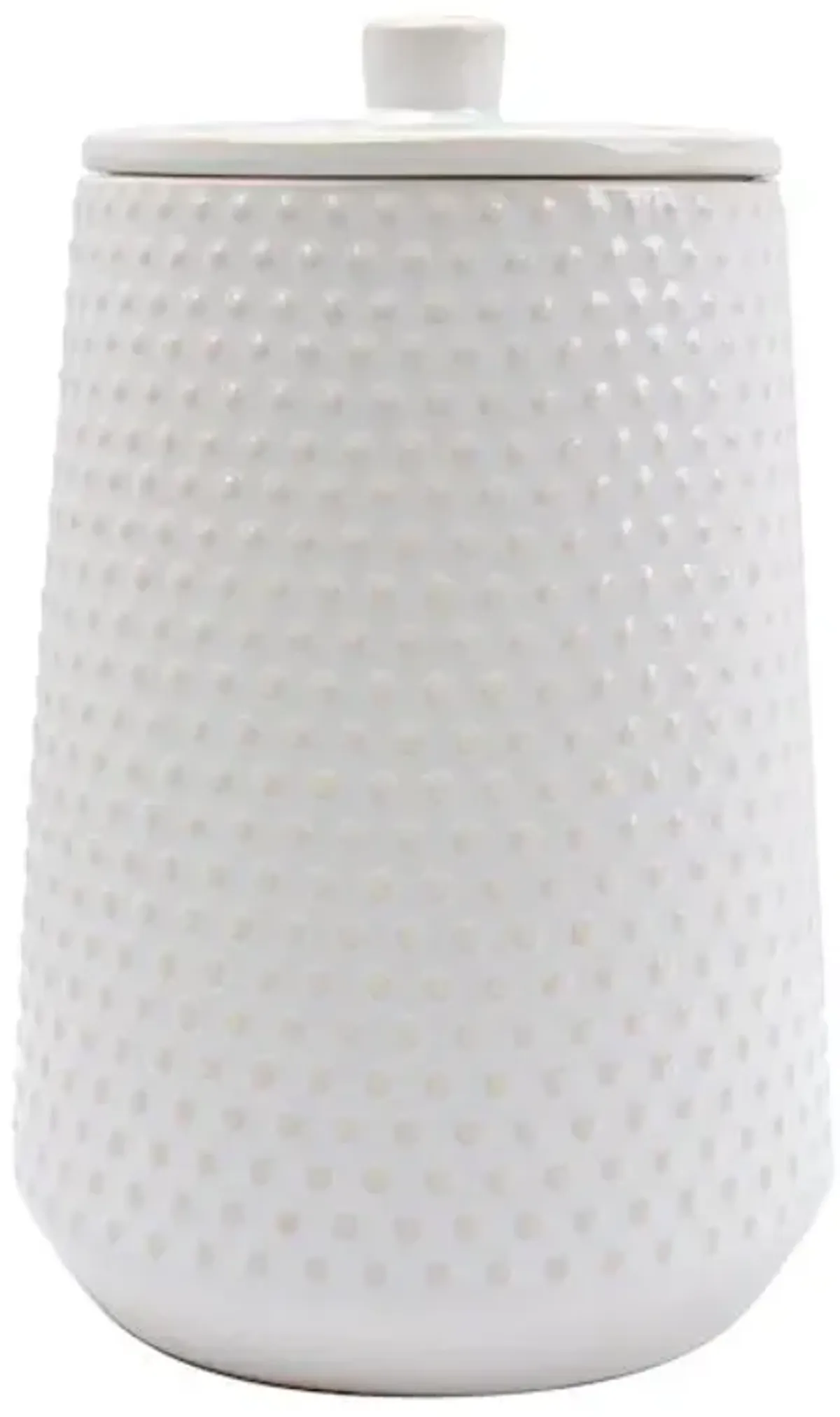 White Pasadena Canister, Medium