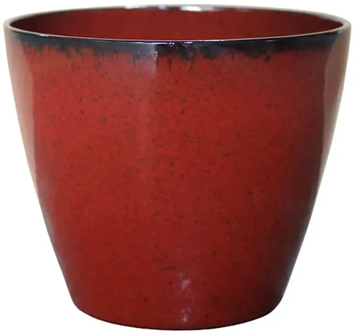 Red Egg Shaped Outdoor Planter, Small