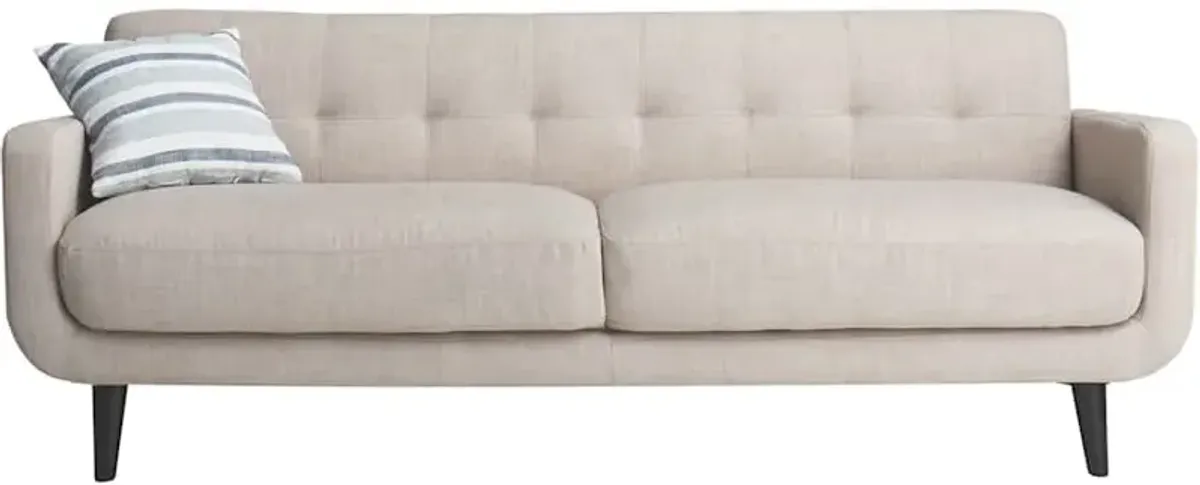 Crosby St. Hadley Tufted Back Sofa, Taupe