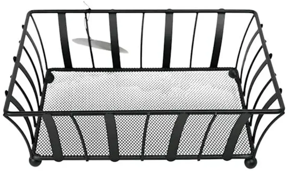 Square Black Fruit Basket