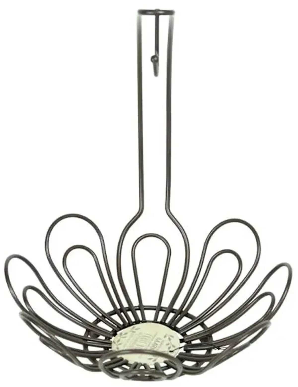 Bronze Petals Fruit Basket with Banana Hanger