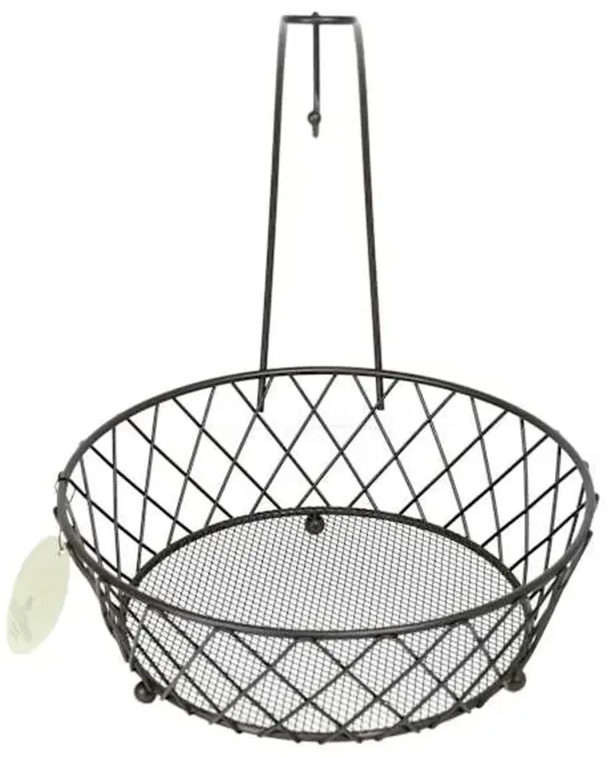 Brown Wire Fruit Basket with Banana Hanger