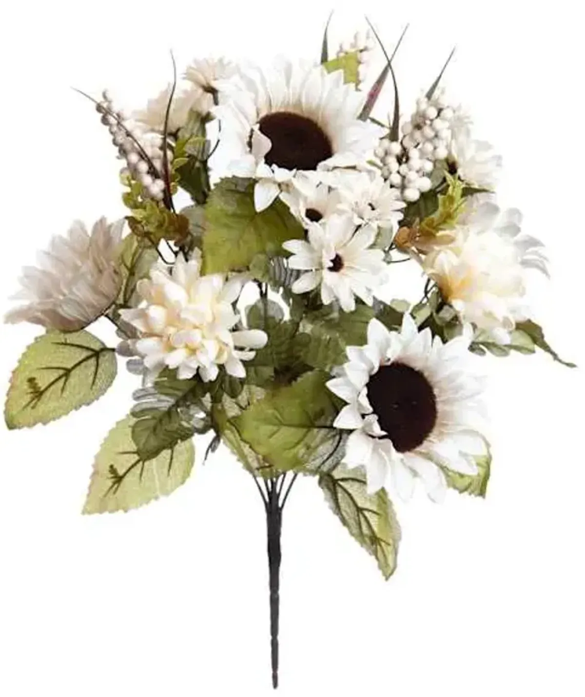 White Sunflower, Mum & Daisy Bush, 20"