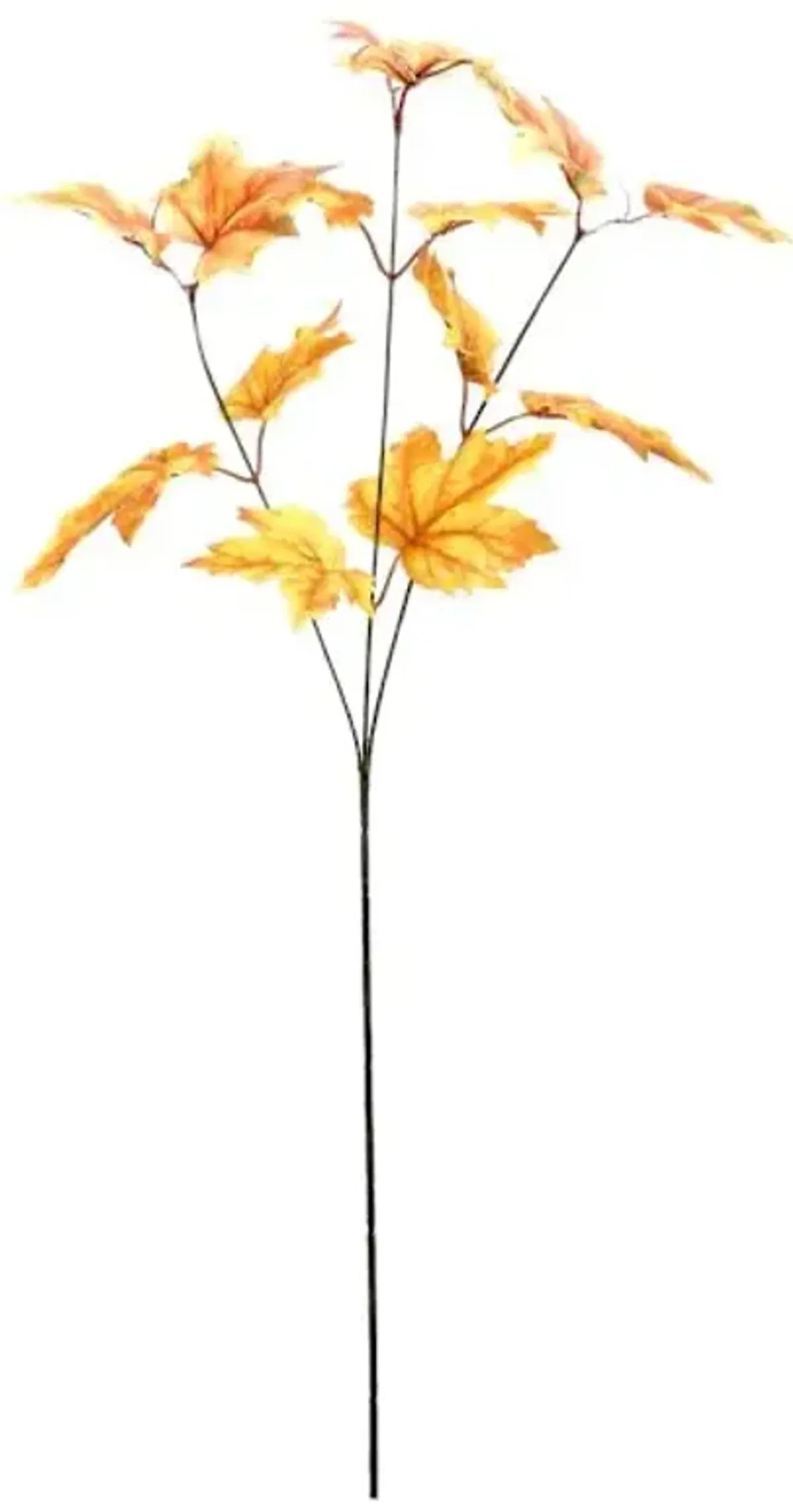 Small Yellow Maple Leaf Stem, 29.5"