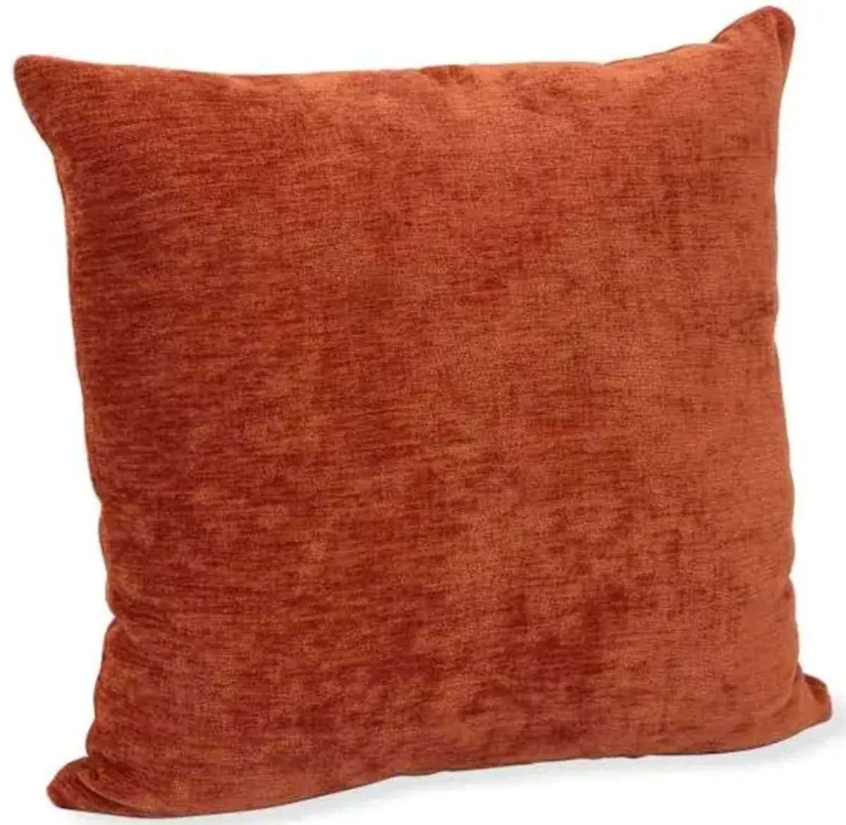 Reese Rust Chenille Throw Pillow, 18"