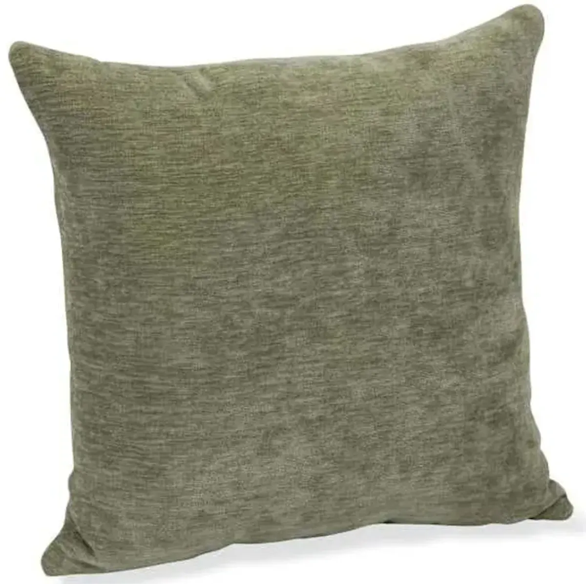 Reese Green Chenille Throw Pillow, 18"