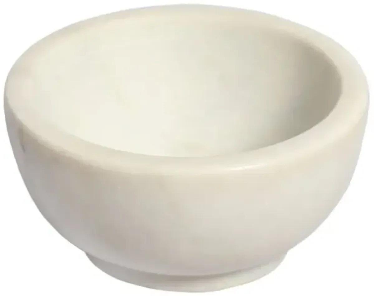 White Marble Bowl, Small