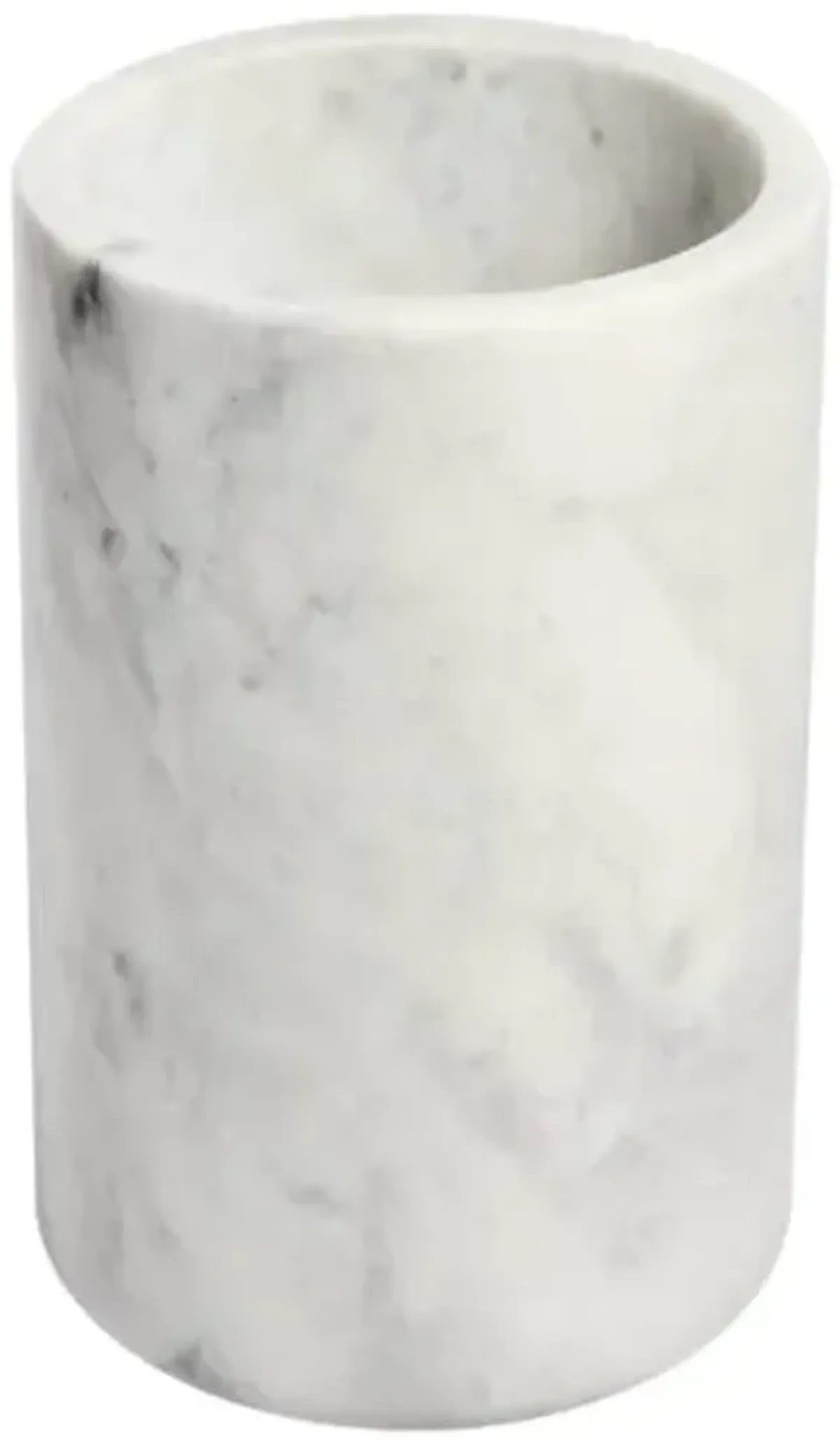 Marbled Stoneware Utensil Holder