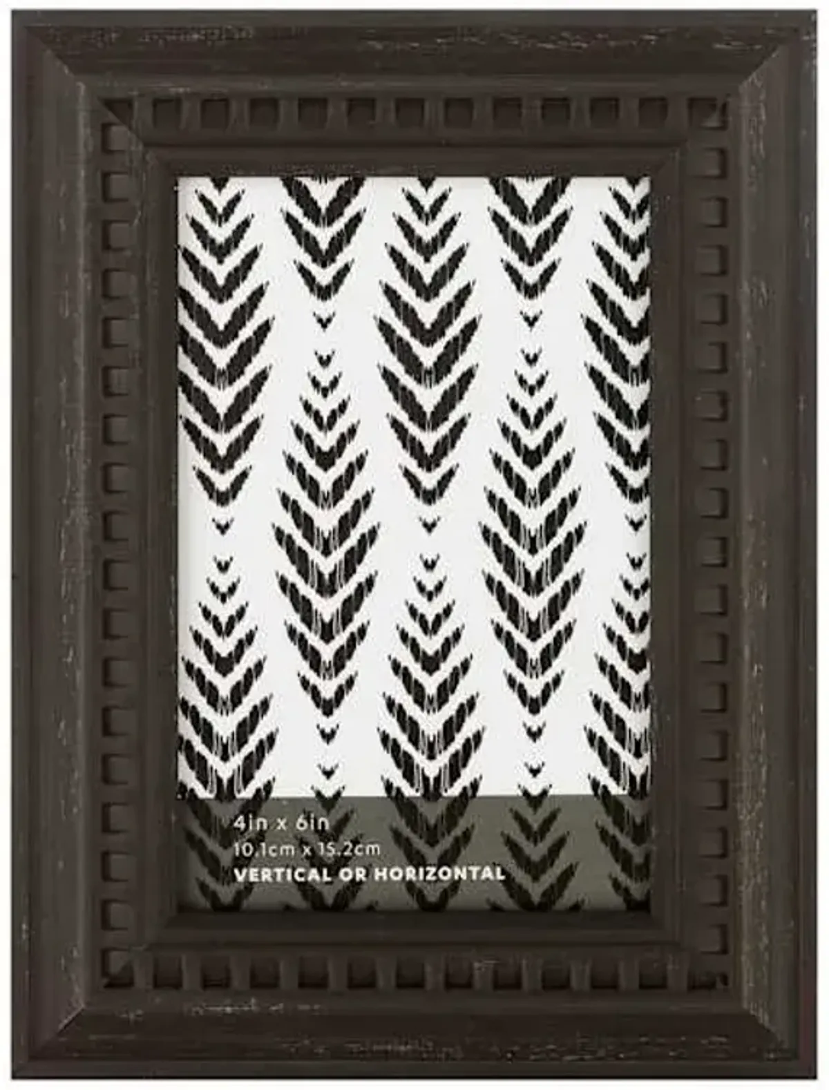 Black Beaded Tabletop Picture Frame, 4x6