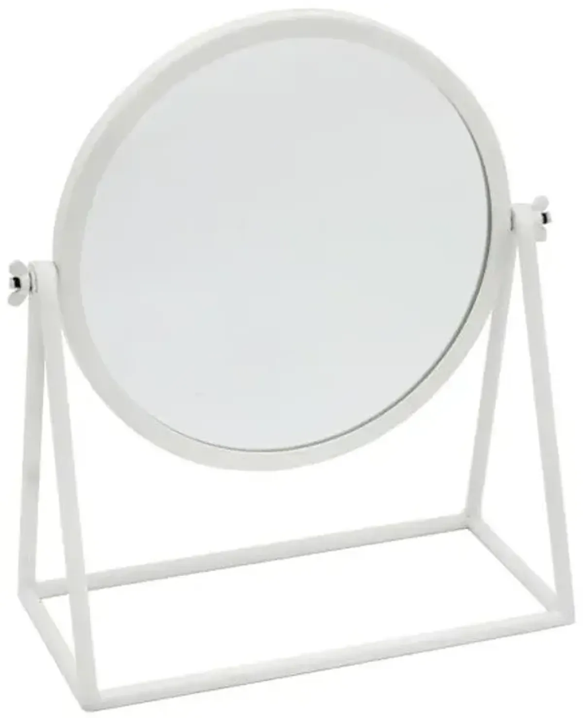 White Table Mirror