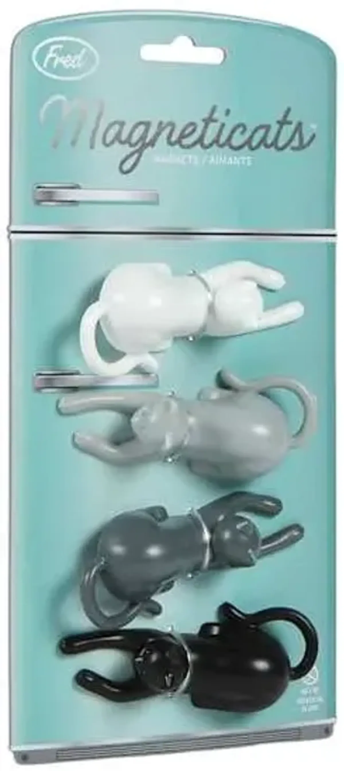 Set of 4 Magneticats Fridge Magnets