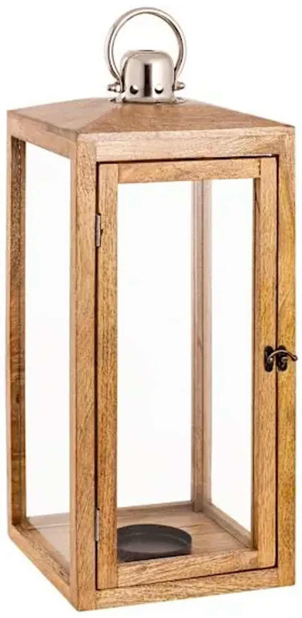 Natural Wood Lantern, 22"