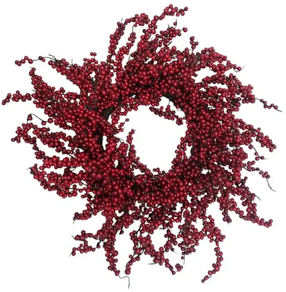 Red Berry Wreath, 24"