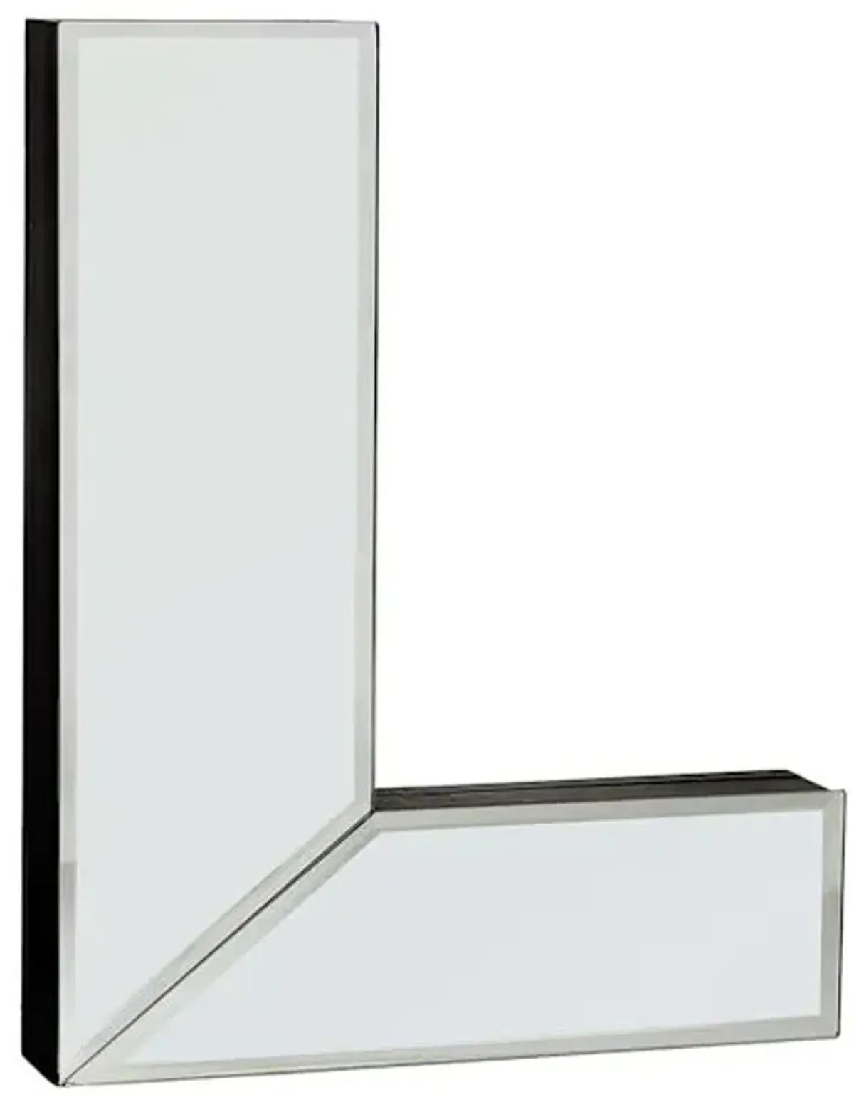 7" Metal Square Monogram Letter, L