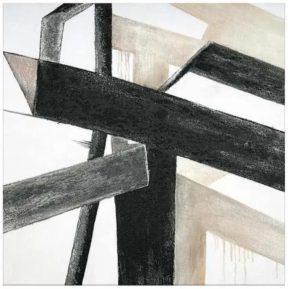 Crosby St. Abstract Canvas Wall Art, 40"