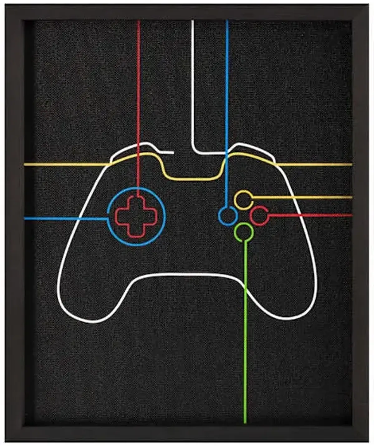 Framed Game Controller Wall Art, 10x12