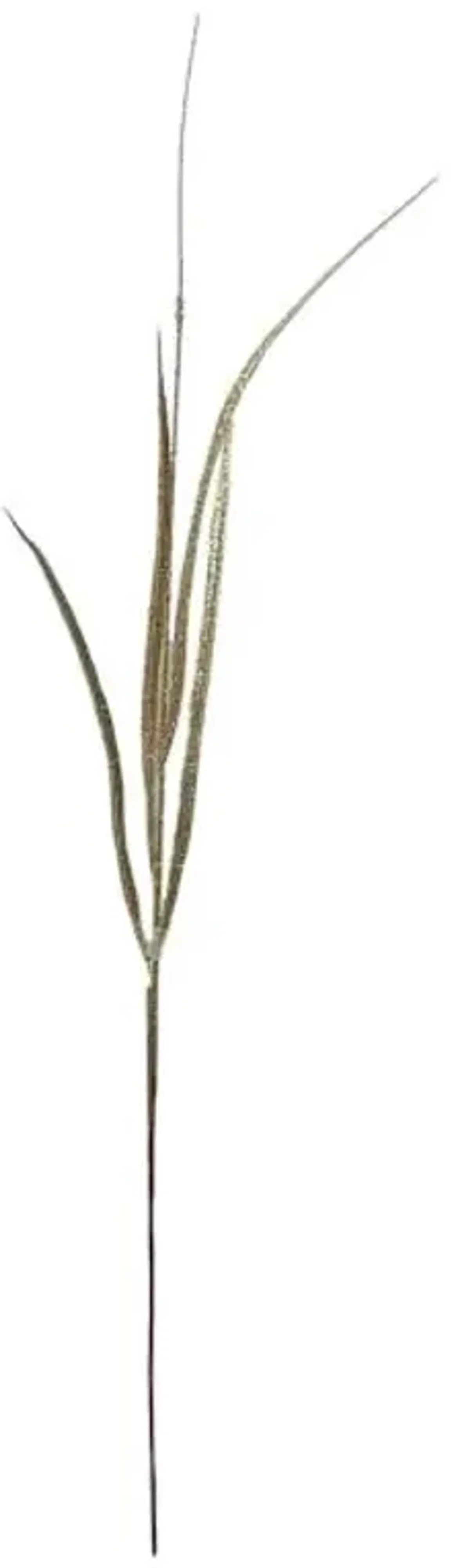 Gold Glittered Grass Spray, 34"