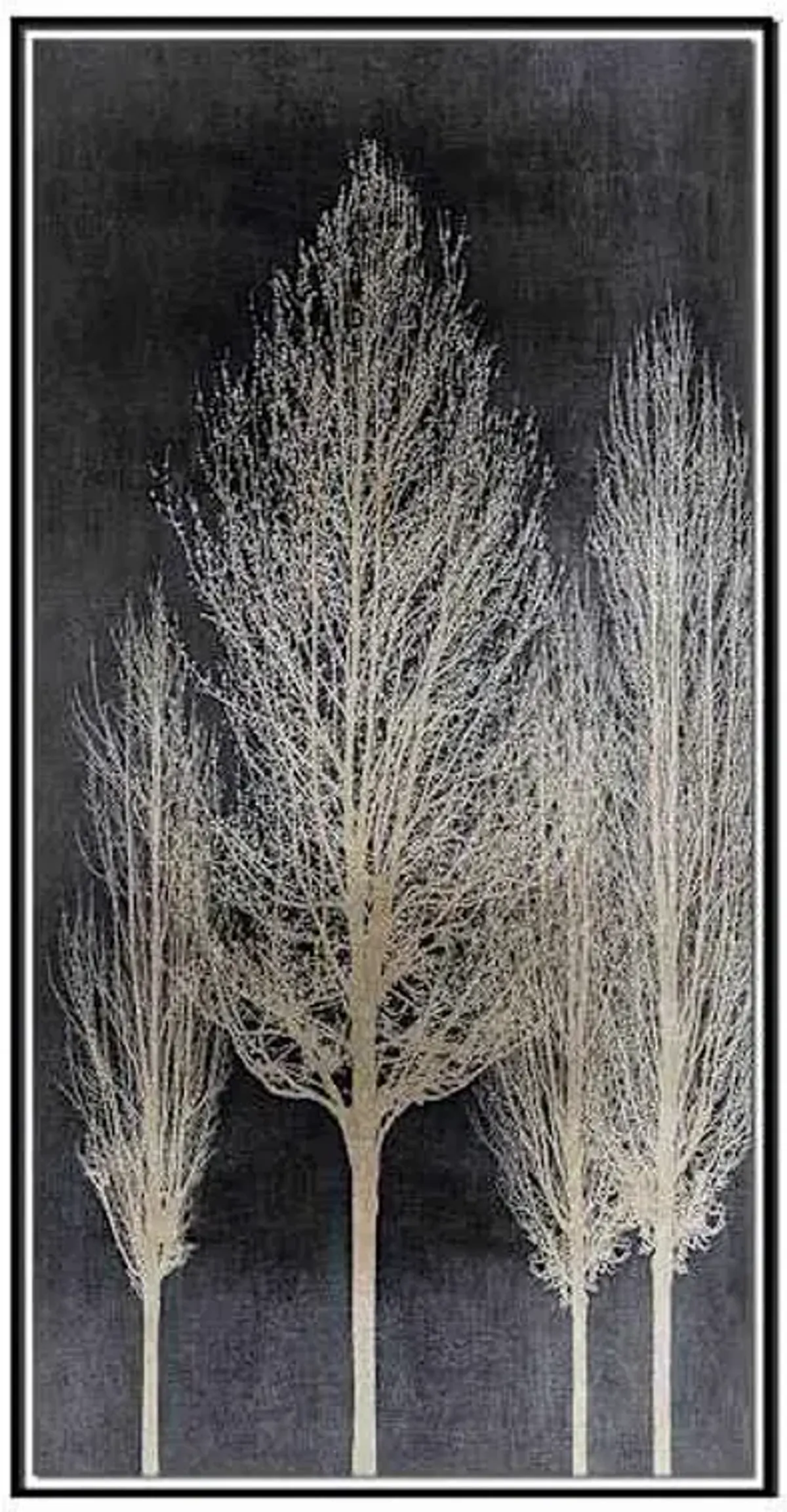 Tree Silhoutte II Canvas Wall Art, 21x41