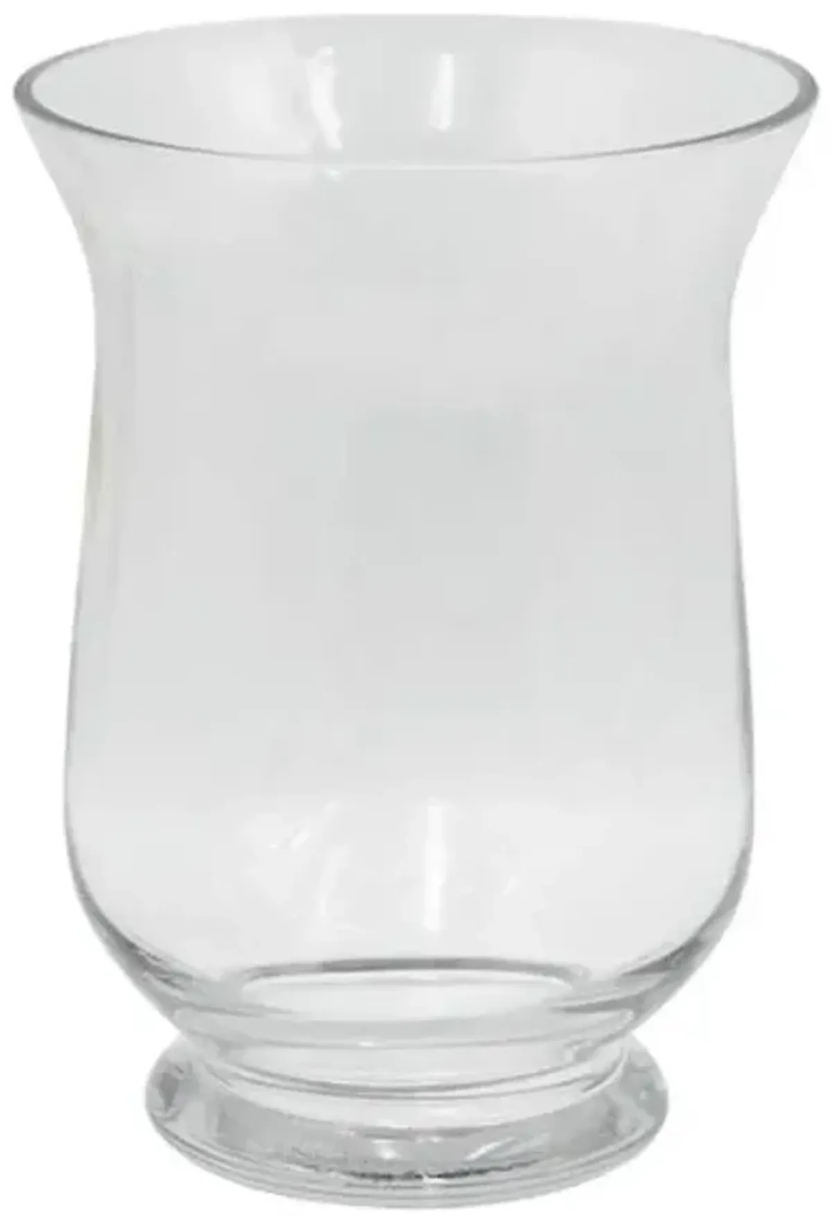 Clear Glass Hurricane Candle Holder, 8"