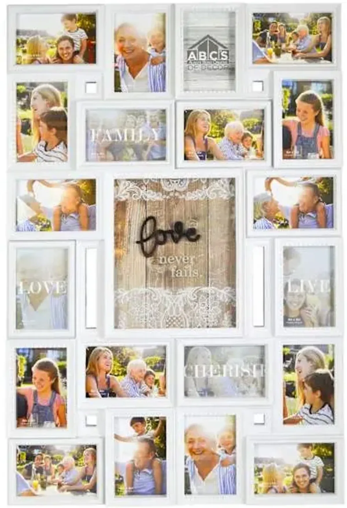 20-Opening Love Collage Picture Frame, 34.5x23