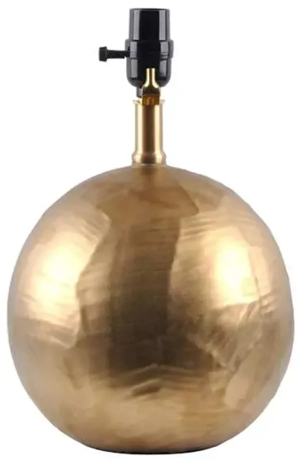 13.5In Textured Gold Round Base