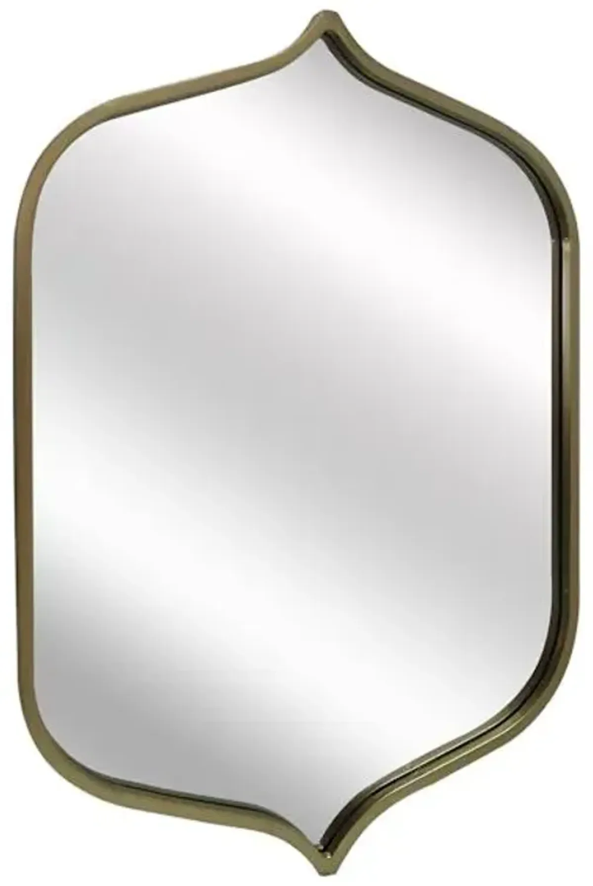 Double Teardrop Wall Mirror, 22x32