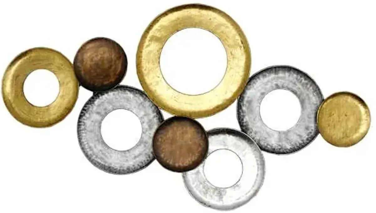 Metal Geo Centerpiece Wall Art, 43x24