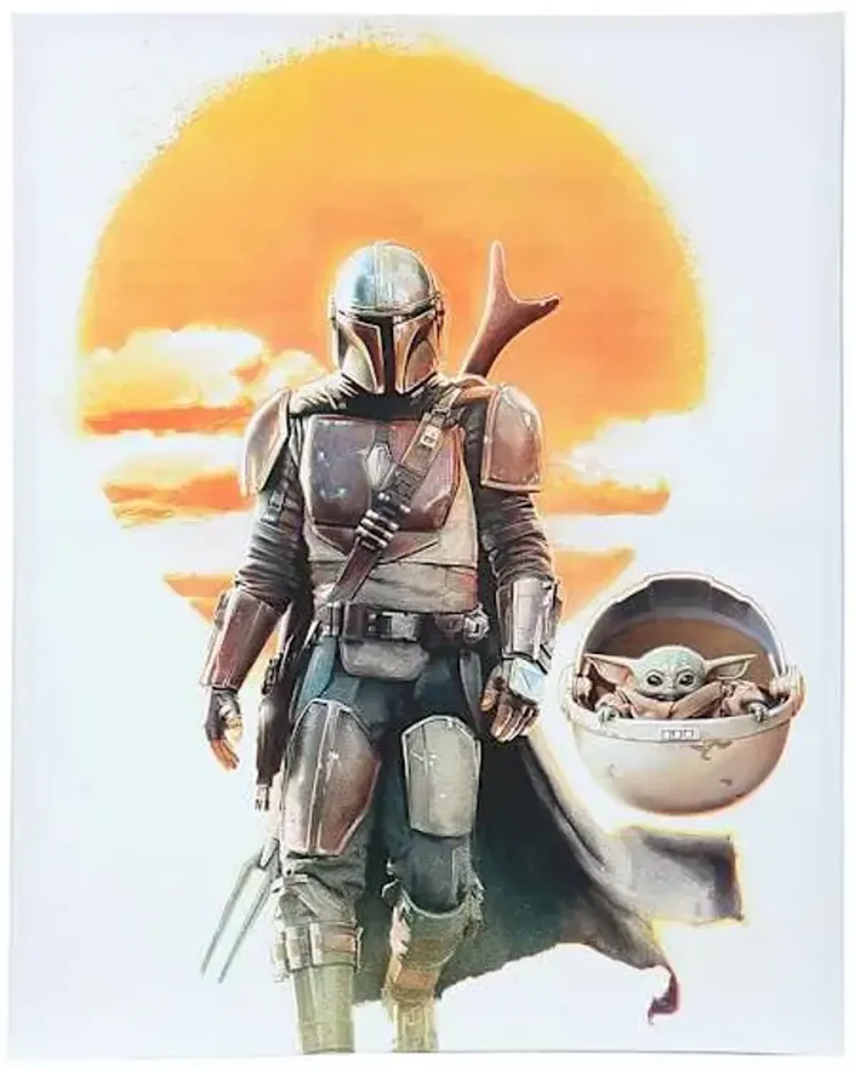 Mando Canvas Wall Art, 16x20