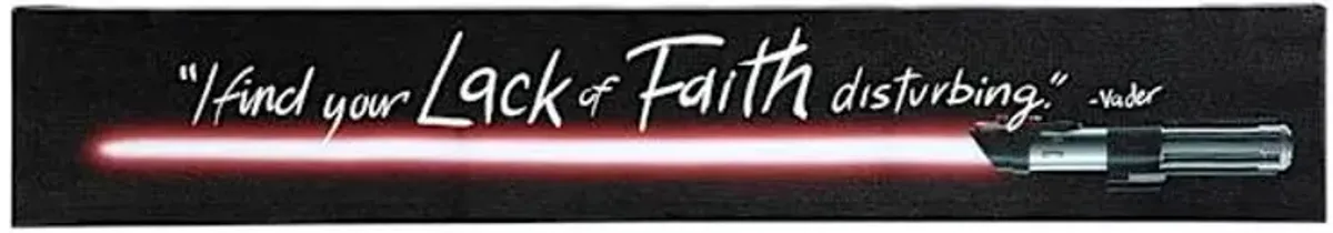 Lightsaber Canvas Wall Art, 6x36
