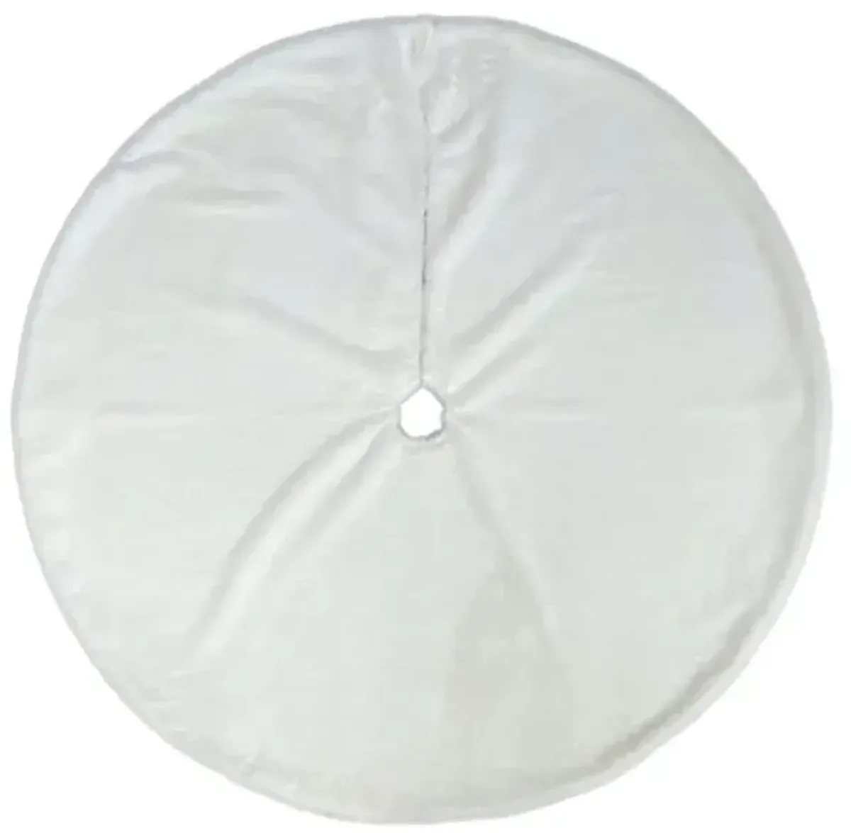 White Plush Tree Skirt, 48"