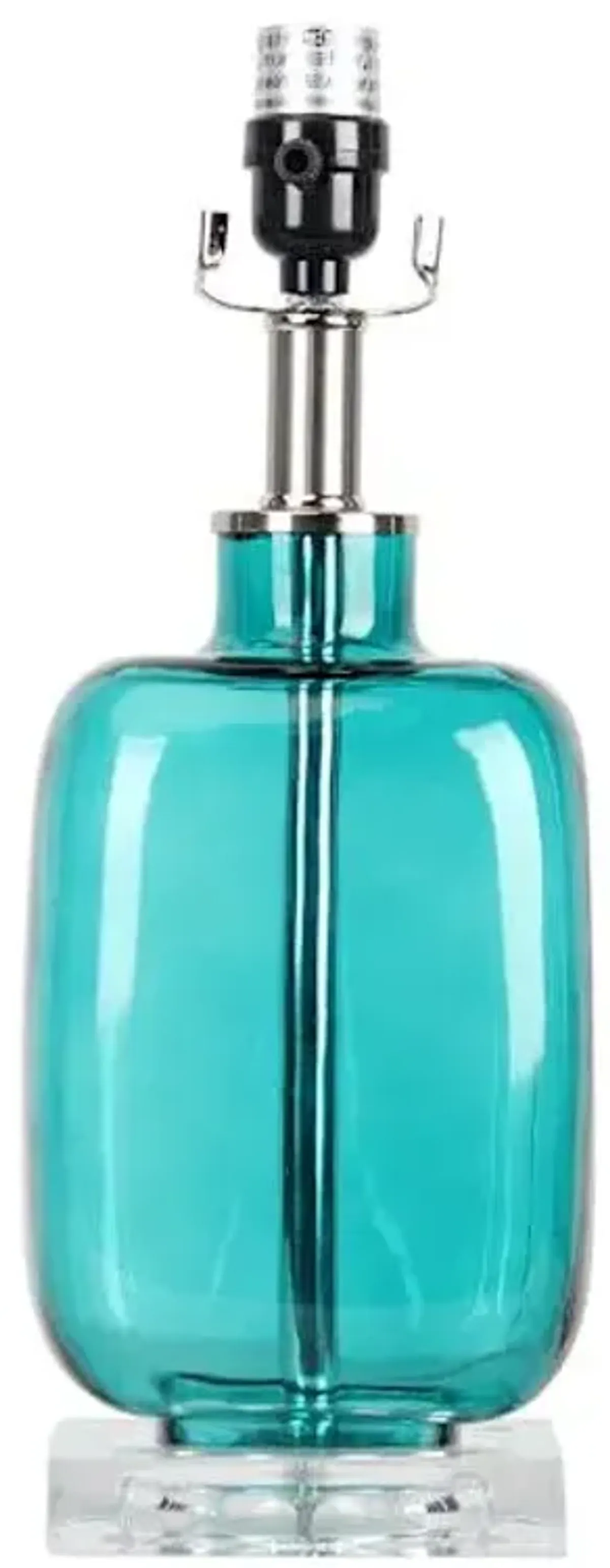 15 Teal Glass Acyrlic Base