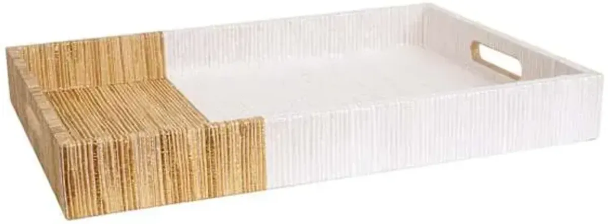 Neutral Woven Tray, 14x20