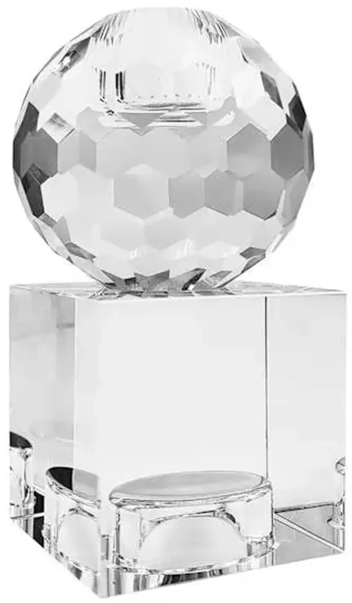 Crystal Ball Taper Candle Holder, 5"