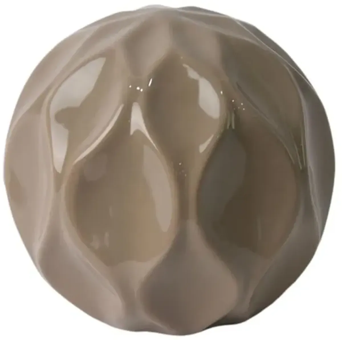 Katherine Grey Ceramic Orb, 4"