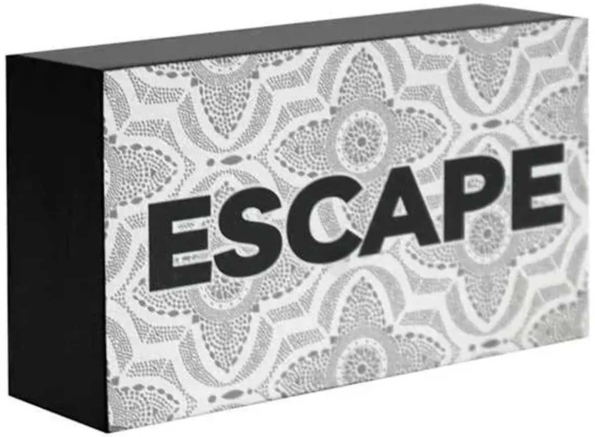 Escape Block Sign, 6x4