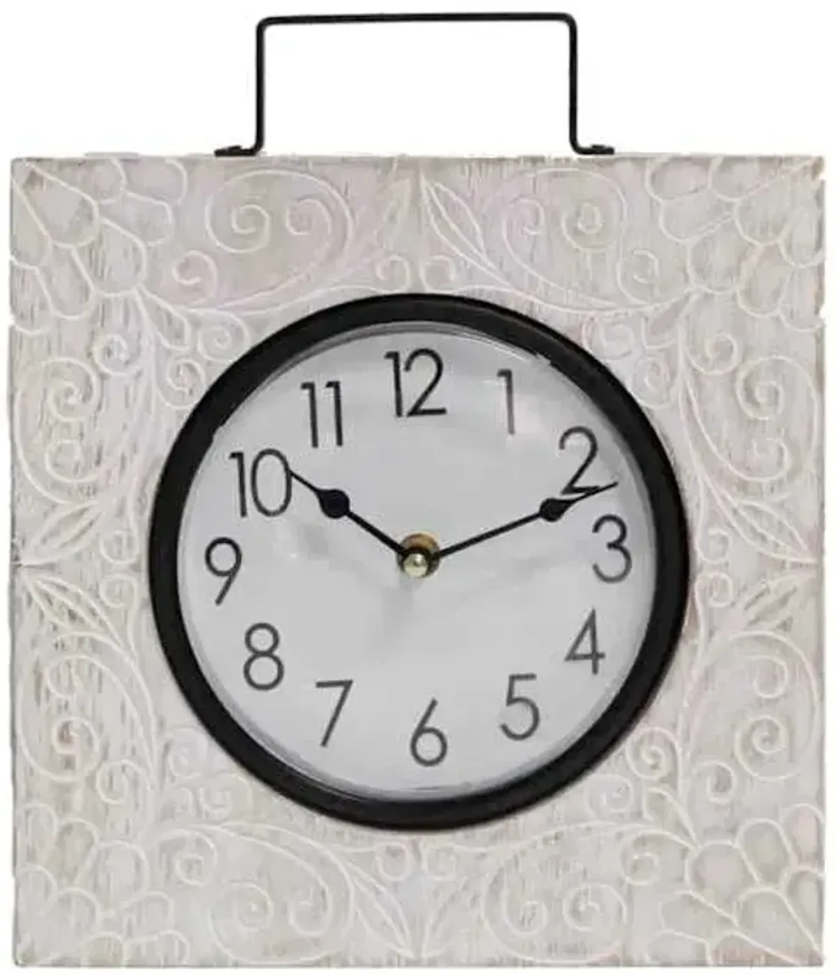 Square Decorative Clock, 11.5"