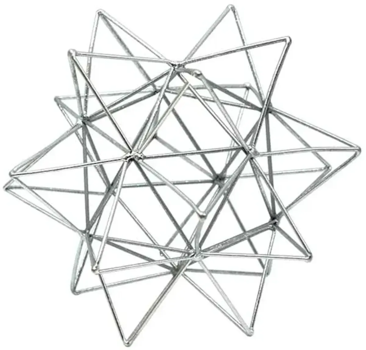 Silver Metal Star, 8"