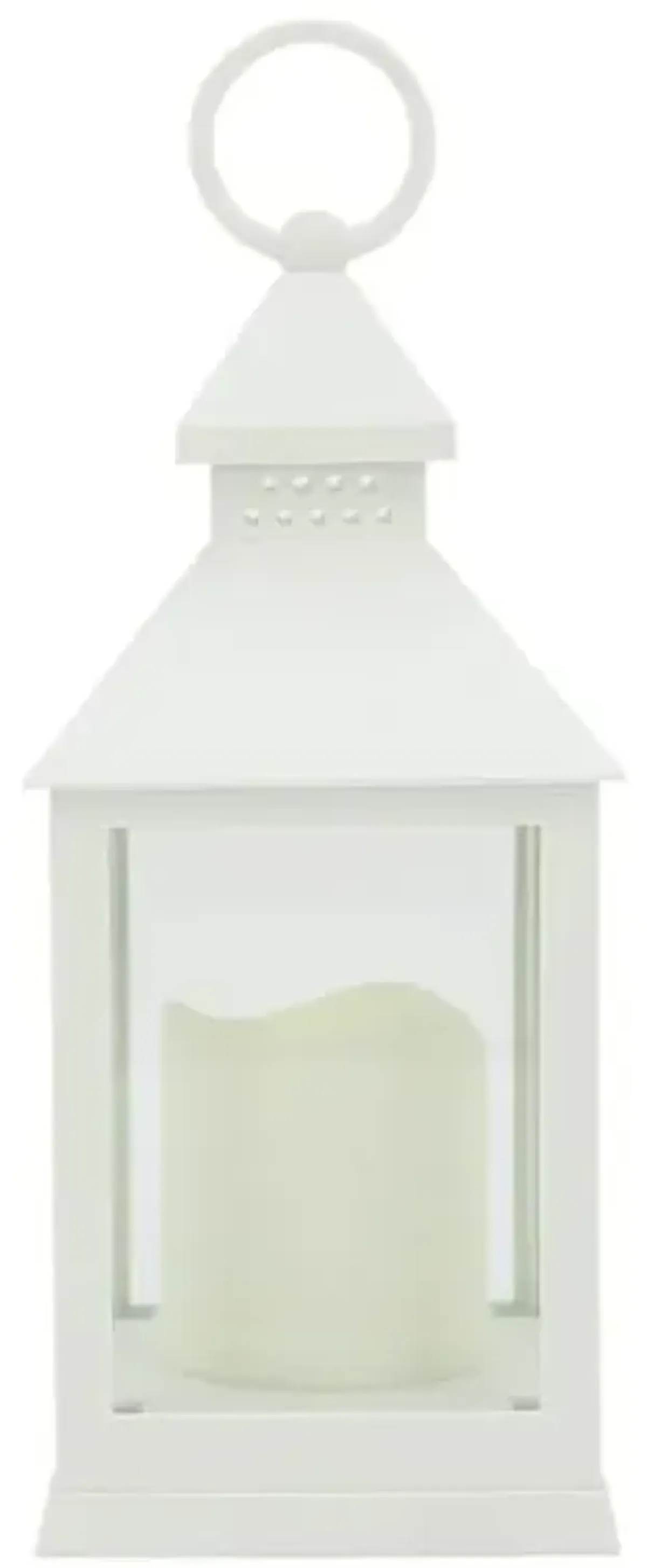 White LED Lantern, 9.5"