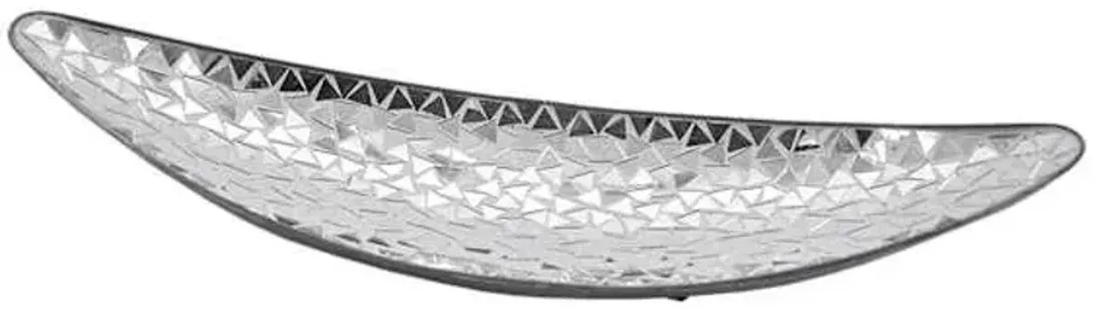 Mosaic Mirror Triangular Tray, 22x8