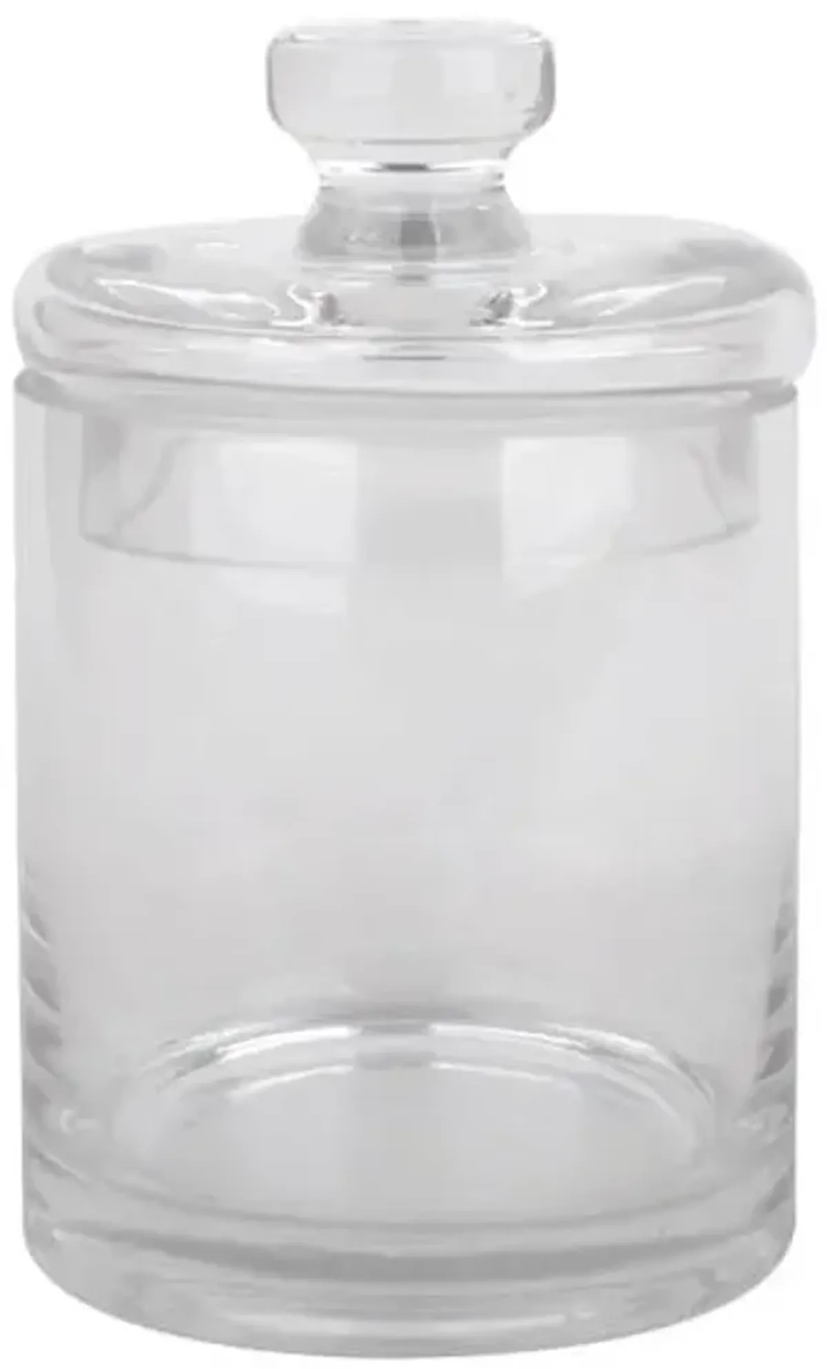 Clear Glass Cannister Vase, 5.5"