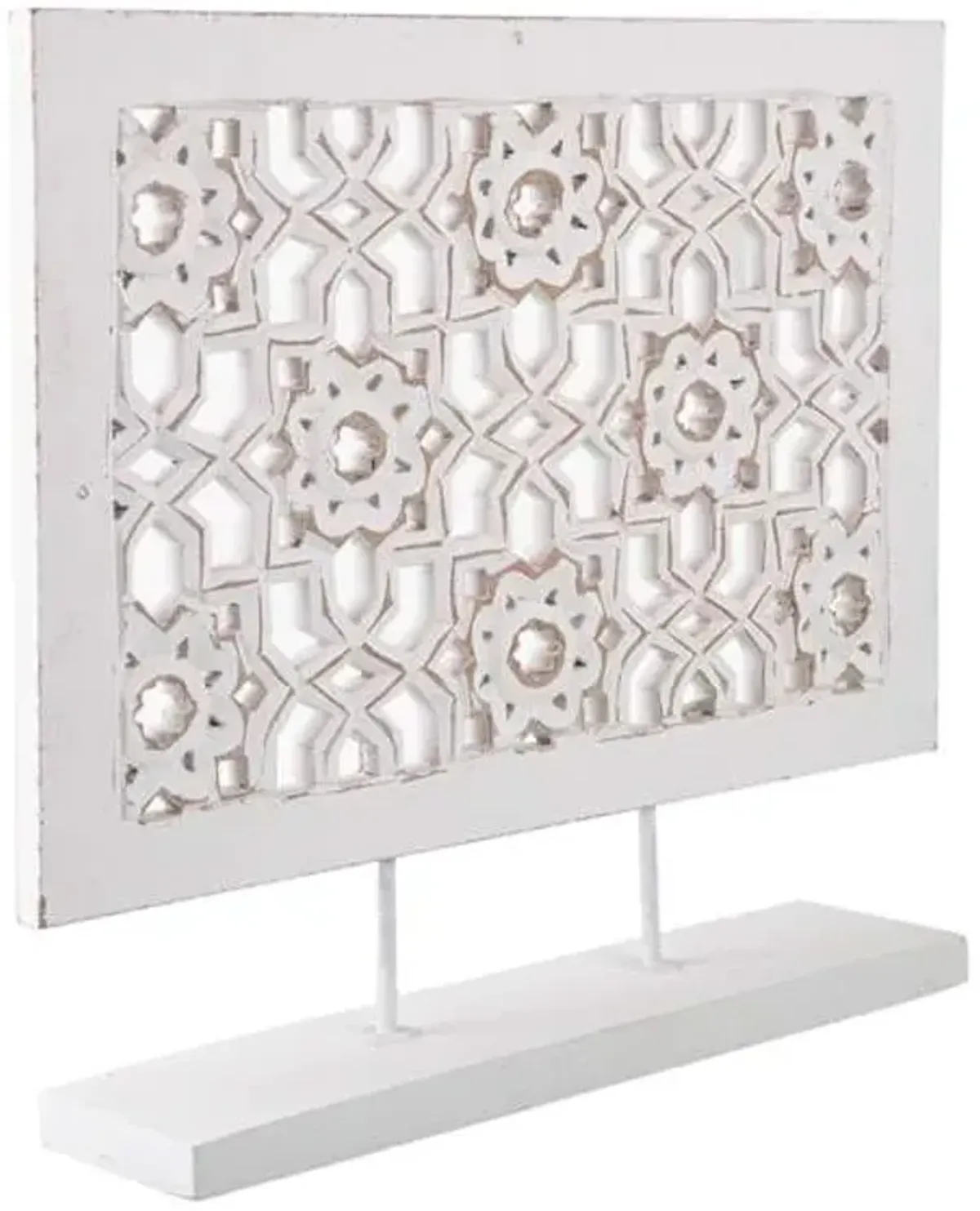 Floral Pedestal Decor, 12.5"